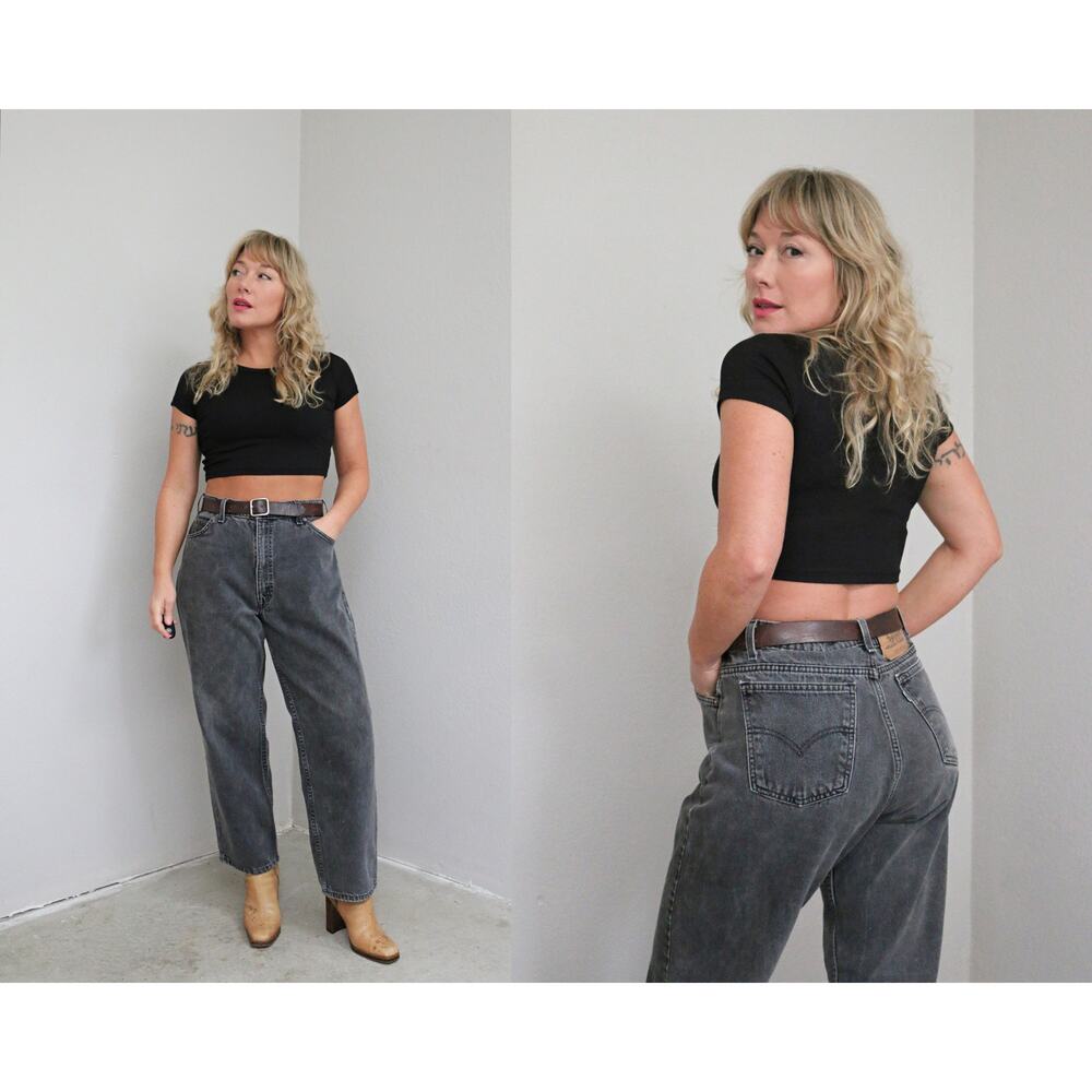1990's Vintage Levi's Relaxed Fit Faded Jeans Women's LG XL 35" 36" Men's MD LG